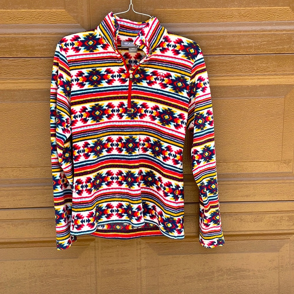Coverup jacket with Aztec design, really soft material. It looks brand new.